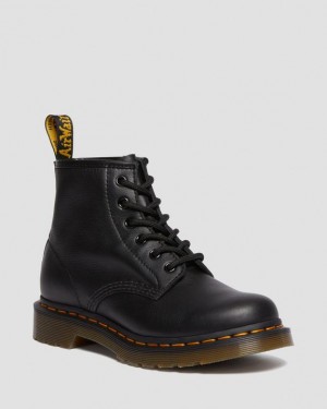 Dr Martens 101 Virginia Nahkaiset Ankle Naisten Saappaat Mustat | Suomi_Dr56092