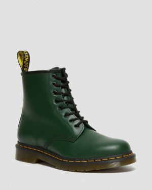 Dr Martens 1460 Smooth Nahkaiset Pitsi Up Naisten Saappaat Vihreä | Suomi_Dr76952