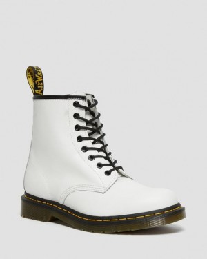 Dr Martens 1460 Smooth Nahkaiset Pitsi Up Miesten Saappaat Valkoinen | Suomi_Dr27625