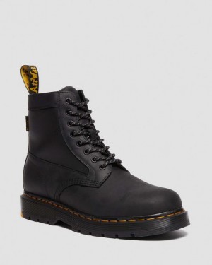 Dr Martens 1460 Trinity Wintergrip Vedenpitävät Miesten Saappaat Mustat | Suomi_Dr15348