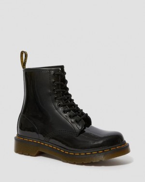 Dr Martens 1460 Women's Kiiltonahka Nahkaiset Pitsi Up Naisten Saappaat Mustat | Suomi_Dr69374