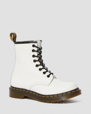 Dr Martens 1460 Women's Smooth Nahkaiset Pitsi Up Naisten Saappaat Valkoinen | Suomi_Dr54133