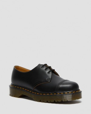 Dr Martens 1461 Bex Made in England Varvas Cap Oxford Naisten Kengät Mustat | Suomi_Dr38006