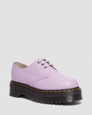 Dr Martens 1461 II Pisa Nahkaiset Platform Naisten Kengät Violetit | Suomi_Dr28102