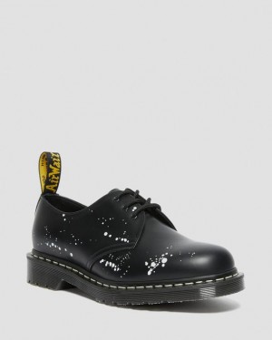 Dr Martens 1461 Neighborhood Smooth Nahkaiset Oxford Miesten Kengät Mustat | Suomi_Dr63986