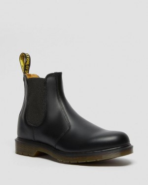 Dr Martens 2976 Smooth Nahkaiset Chelsea Naisten Saappaat Mustat | Suomi_Dr45964