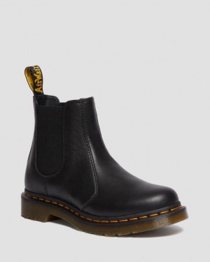 Dr Martens 2976 Women's Nahkaiset Chelsea Naisten Saappaat Mustat | Suomi_Dr84460