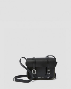 Dr Martens 7 Inch Nahkaiset Crossbody Accessories Laukut Mustat | Suomi_Dr68590