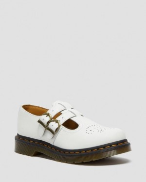 Dr Martens 8065 Smooth Nahkaiset Mary Jane Naisten Kengät Valkoinen | Suomi_Dr33623