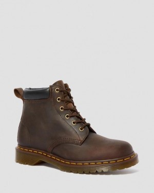 Dr Martens 939 Ben Boot Crazy Horse Nahkaiset Pitsi Up Miesten Saappaat Ruskea | Suomi_Dr69554