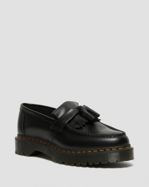 Dr Martens Adrian Bex Smooth Nahkaiset Tassel Loafers Naisten Kengät Mustat | Suomi_Dr24280