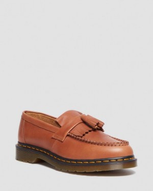 Dr Martens Adrian Carrara Nahkaiset Tassel Loafers Naisten Kengät Ruskea | Suomi_Dr23625