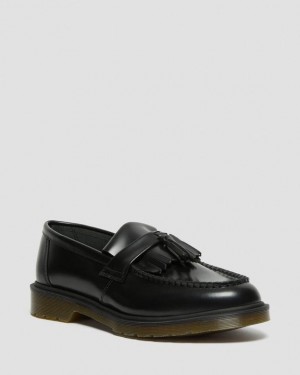 Dr Martens Adrian Smooth Nahkaiset Tassel Loafers Naisten Kengät Mustat | Suomi_Dr24522