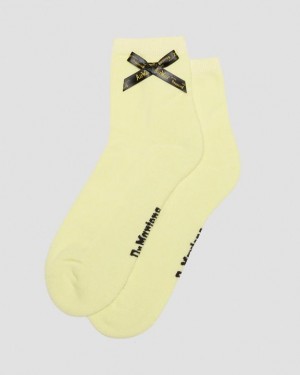 Dr Martens Ankle Bow Organic Puuvilla Blend Accessories Size,S/M,M/L~US WOMEN,5 - 10,11 - 16~US MEN,4 - 9,10 - 15~UK,3 - Sitruuna Keltainen | Suomi_Dr10148