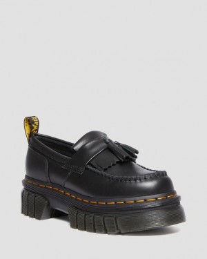 Dr Martens Audrick Nappa Lux Naisten Platform Kengät Mustat | Suomi_Dr24306