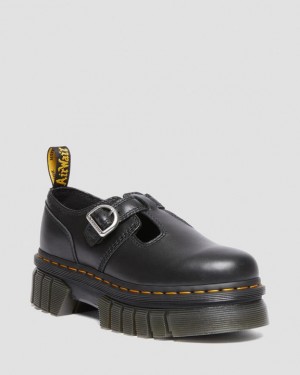 Dr Martens Audrick Nappa Lux Platform Mary Jane Naisten Kengät Mustat | Suomi_Dr38242