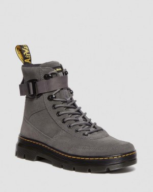 Dr Martens Combs Tech Mokka Vapaa-ajan Naisten Saappaat Harmaat | Suomi_Dr47753