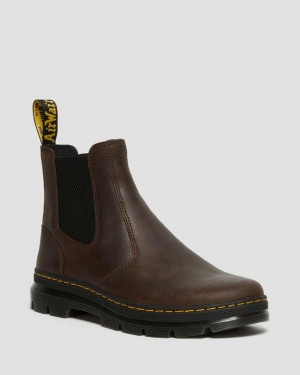 Dr Martens Embury Crazy Horse Nahkaiset Vapaa-ajan Miesten Saappaat Ruskea | Suomi_Dr37410