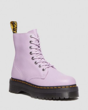 Dr Martens Jadon III Boot Pisa Nahkaiset Miesten Platform Kengät Violetit | Suomi_Dr90780