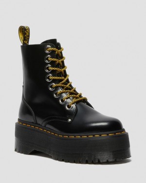 Dr Martens Jadon Max Boot Women's Platforms Naisten Saappaat Mustat | Suomi_Dr17468