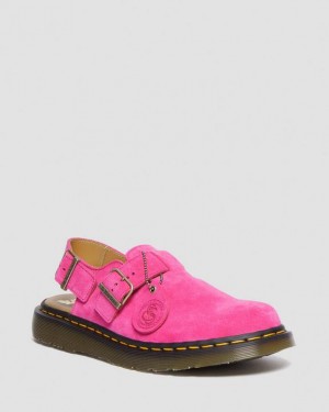 Dr Martens Jorge Made in England Mokka Slingback Naisten Sandaalit Pinkki | Suomi_Dr25987