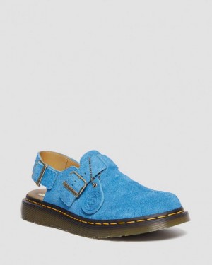 Dr Martens Jorge Made in England Mokka Slingback Miesten Kengät Sininen | Suomi_Dr13254