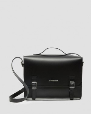 Dr Martens Nahkaiset Box Crossbody Messenger Accessories Laukut Mustat | Suomi_Dr95851