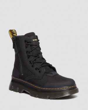 Dr Martens Tarik Zip Poly & Nahkaiset Utility Naisten Saappaat Mustat | Suomi_Dr88043