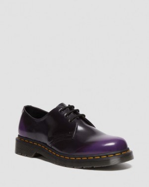 Dr Martens Vegaaniset 1461 Oxford Miesten Kengät Mustat Violetit | Suomi_Dr12704