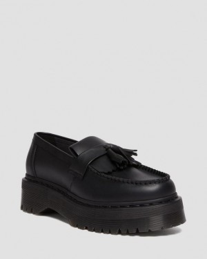 Dr Martens Vegaaniset Adrian Felix Platform Tassel Loafers Naisten Kengät Mustat | Suomi_Dr76056