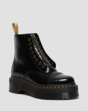 Dr Martens Vegaaniset Sinclair Platform Naisten Saappaat Mustat | Suomi_Dr74314