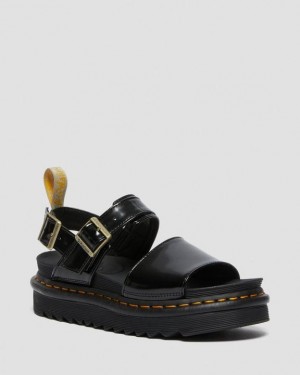 Dr Martens Vegaaniset Voss Strap Naisten Sandaalit Mustat | Suomi_Dr45362