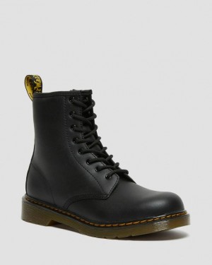 Dr Martens Youth 1460 Softy T Nahkaiset Pitsi Up Lasten Saappaat Mustat | Suomi_Dr69175