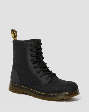 Dr Martens Youth Combs Extra Tough Poly Vapaa-ajan Lasten Saappaat Mustat | Suomi_Dr40976