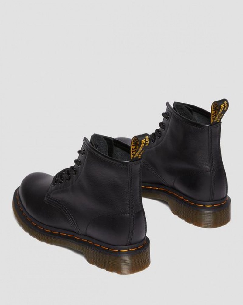 Dr Martens 101 Virginia Nahkaiset Ankle Naisten Saappaat Mustat | Suomi_Dr56092