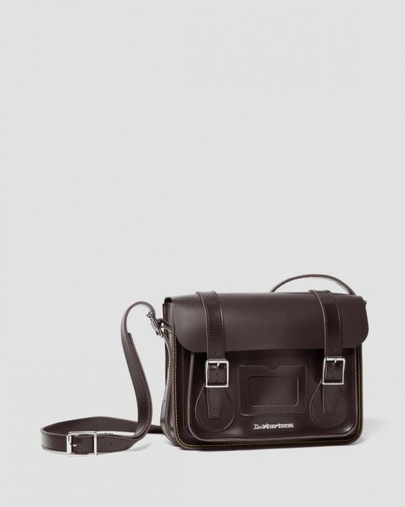 Dr Martens 11 inch Nahkaiset Messenger Accessories Laukut Viininpunainen | Suomi_Dr84944