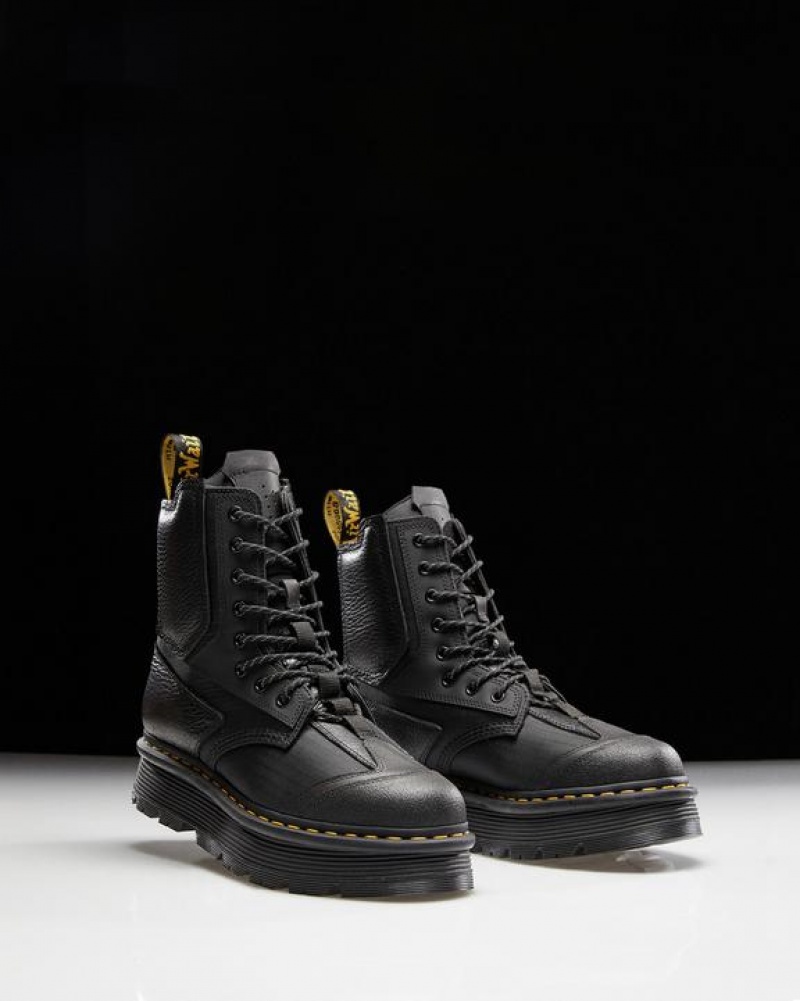 Dr Martens 1460 Beta Zebzag Miesten Platform Kengät Mustat | Suomi_Dr26477