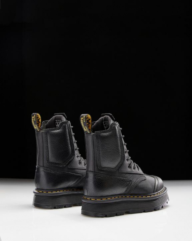 Dr Martens 1460 Beta Zebzag Miesten Platform Kengät Mustat | Suomi_Dr26477