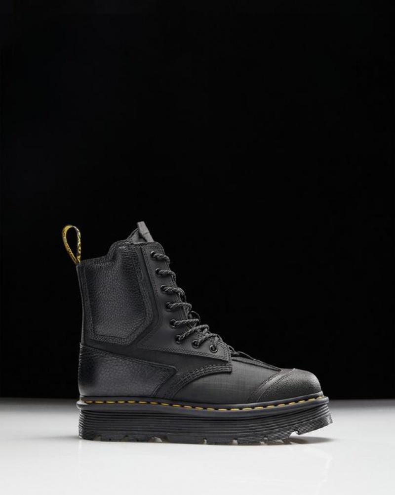 Dr Martens 1460 Beta Zebzag Miesten Platform Kengät Mustat | Suomi_Dr26477