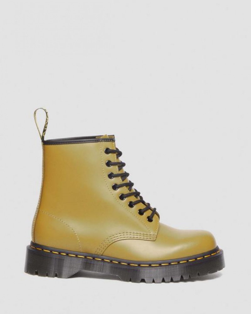 Dr Martens 1460 Bex Smooth Nahkaiset Pitsi Up Miesten Platform Kengät Oliivinvihreä | Suomi_Dr90930