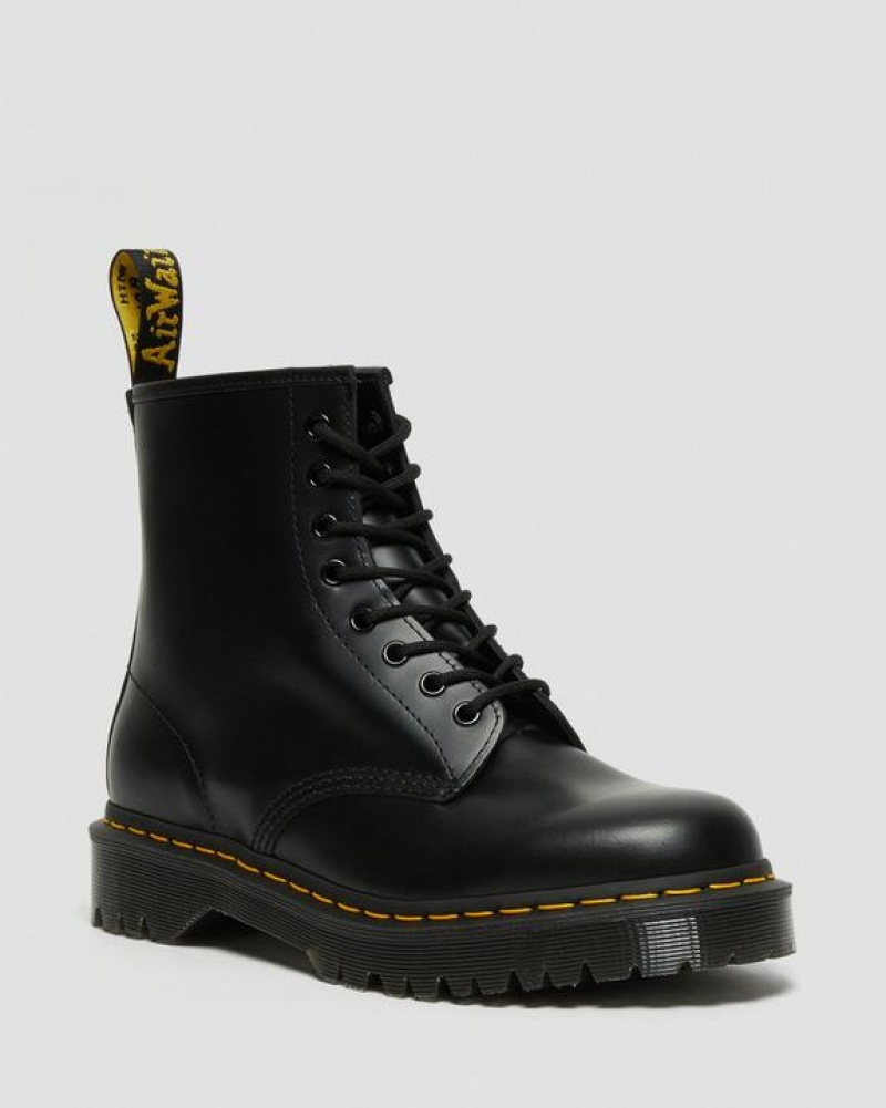 Dr Martens 1460 Bex Smooth Nahkaiset Pitsi Up Miesten Platform Kengät Mustat | Suomi_Dr76693