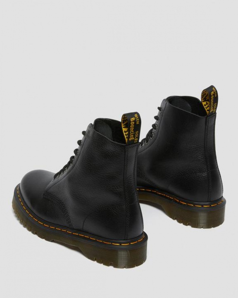 Dr Martens 1460 Pascal Bex Pisa Nahkaiset Pitsi Up Naisten Saappaat Mustat | Suomi_Dr96731