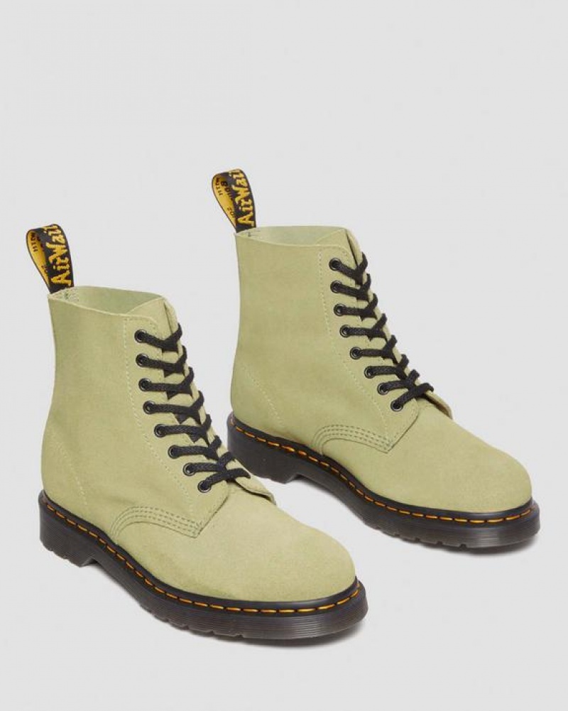 Dr Martens 1460 Pascal Mokka Pitsi Up Naisten Saappaat Oliivinvihreä | Suomi_Dr45045