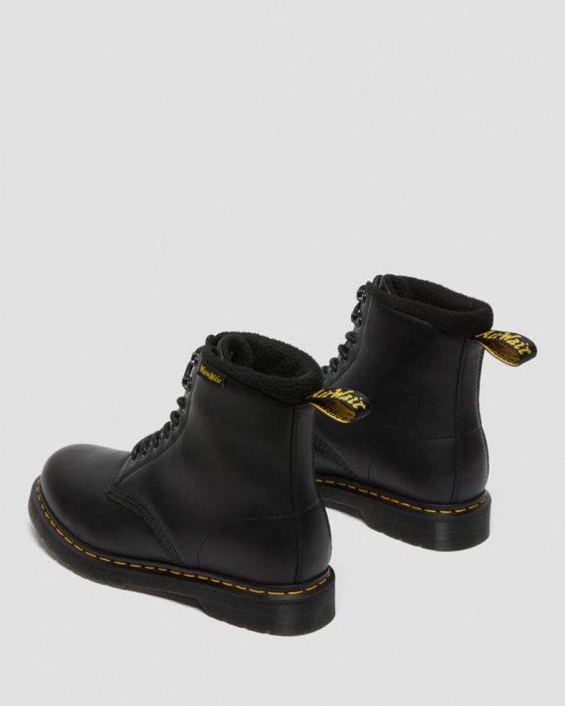 Dr Martens 1460 Pascal Warmwair Nahkaiset Pitsi Up Naisten Saappaat Mustat | Suomi_Dr87210