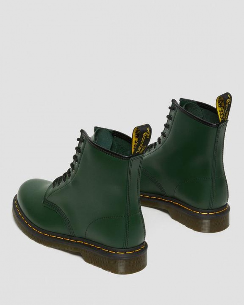 Dr Martens 1460 Smooth Nahkaiset Pitsi Up Naisten Saappaat Vihreä | Suomi_Dr76952