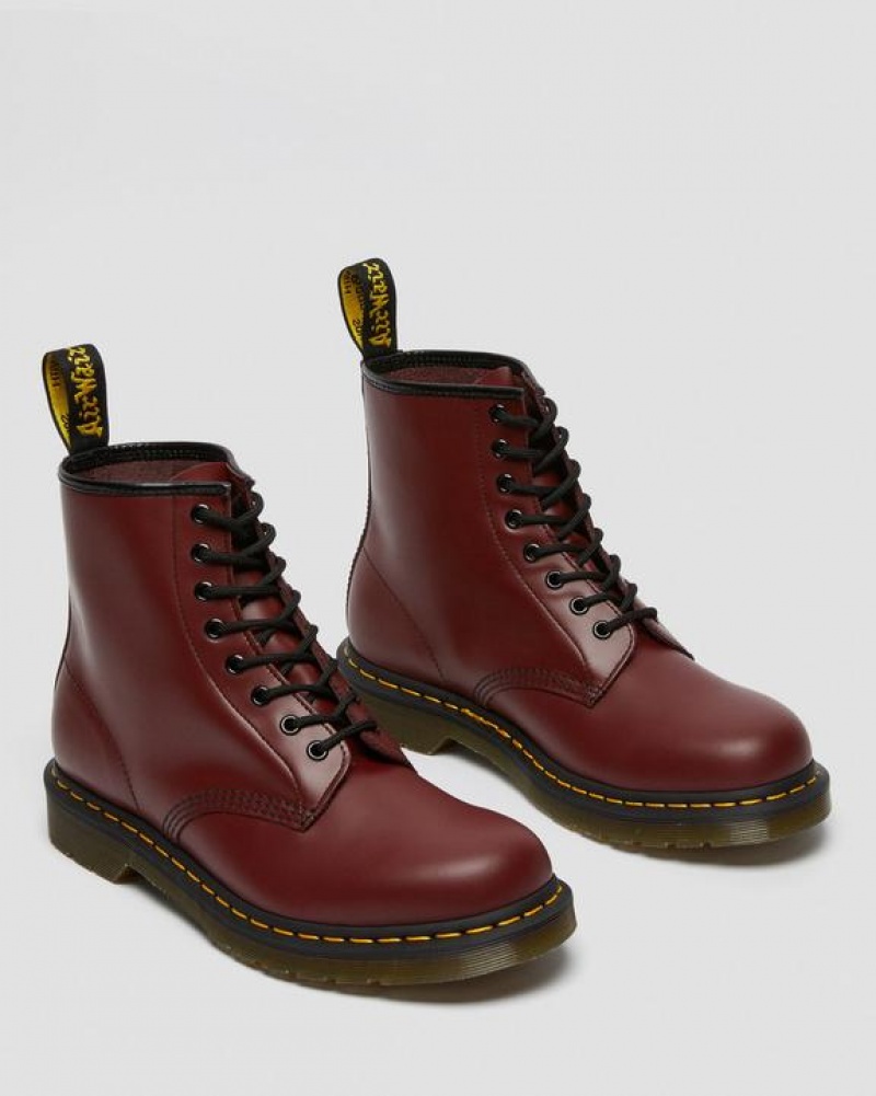 Dr Martens 1460 Smooth Nahkaiset Pitsi Up Naisten Saappaat Pinkki Punainen | Suomi_Dr14649