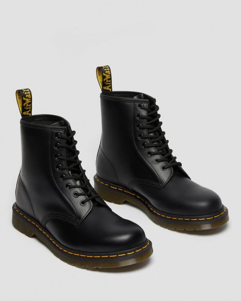 Dr Martens 1460 Smooth Nahkaiset Pitsi Up Naisten Saappaat Mustat | Suomi_Dr21672