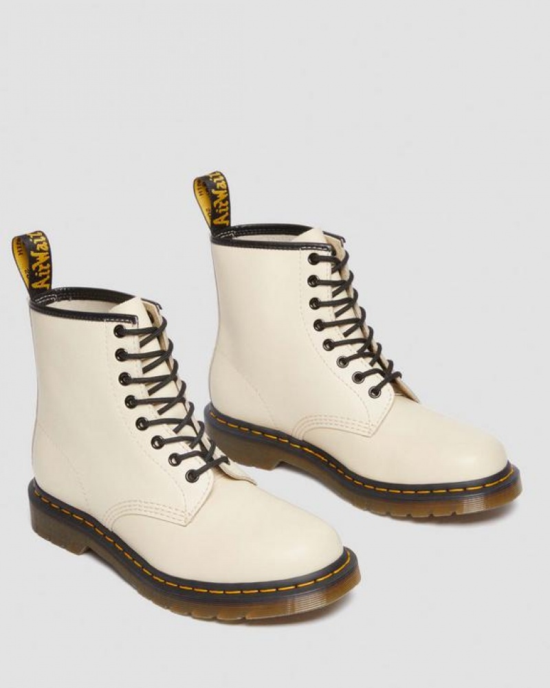 Dr Martens 1460 Smooth Nahkaiset Pitsi Up Naisten Saappaat Beige | Suomi_Dr40220