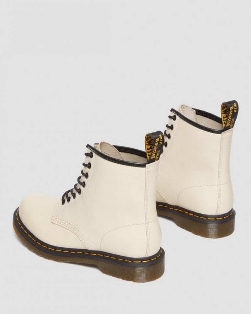 Dr Martens 1460 Smooth Nahkaiset Pitsi Up Naisten Saappaat Beige | Suomi_Dr40220