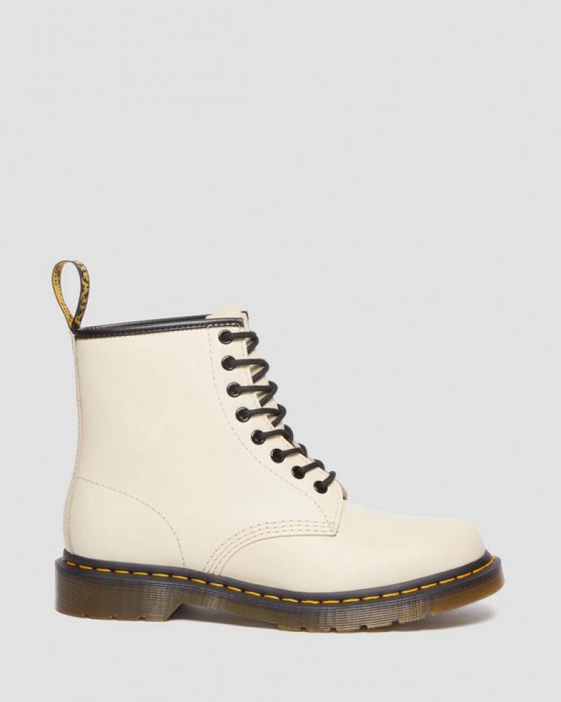 Dr Martens 1460 Smooth Nahkaiset Pitsi Up Naisten Saappaat Beige | Suomi_Dr40220